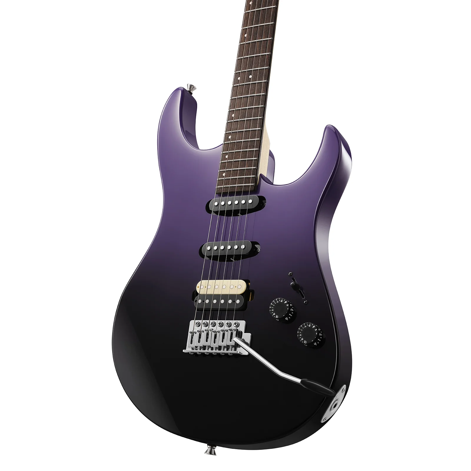 Donner DMT-66 Midnight Purple Gradient Guitar - Image 11
