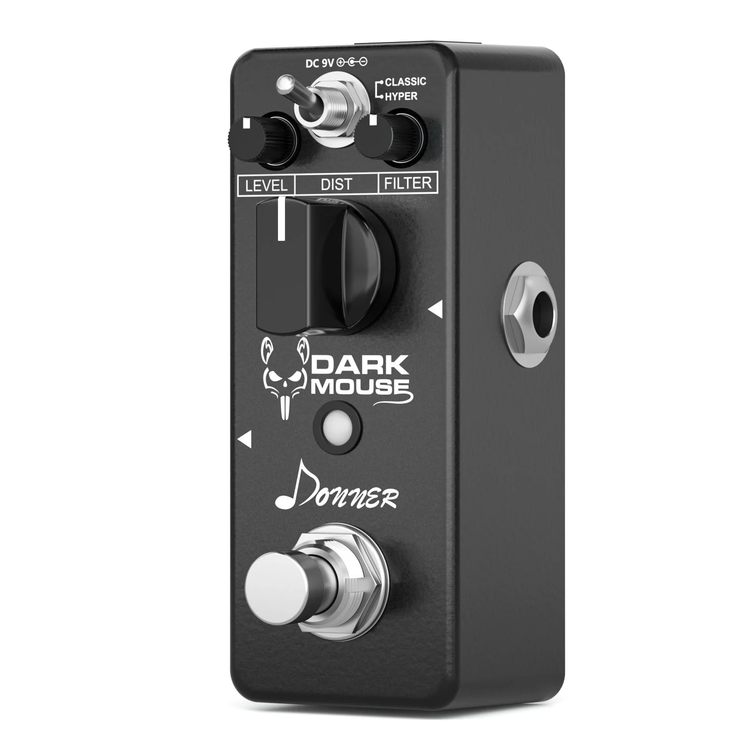 Donner Dark Mouse Distortion Pedal Gain Effect with Two Distortion Modes - Image 6