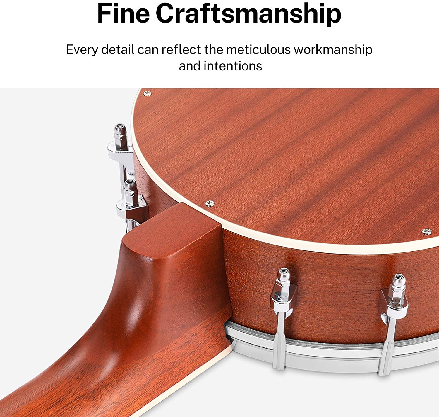 Donner DBU-200 4-String Banjolele 23 Inch - Image 6