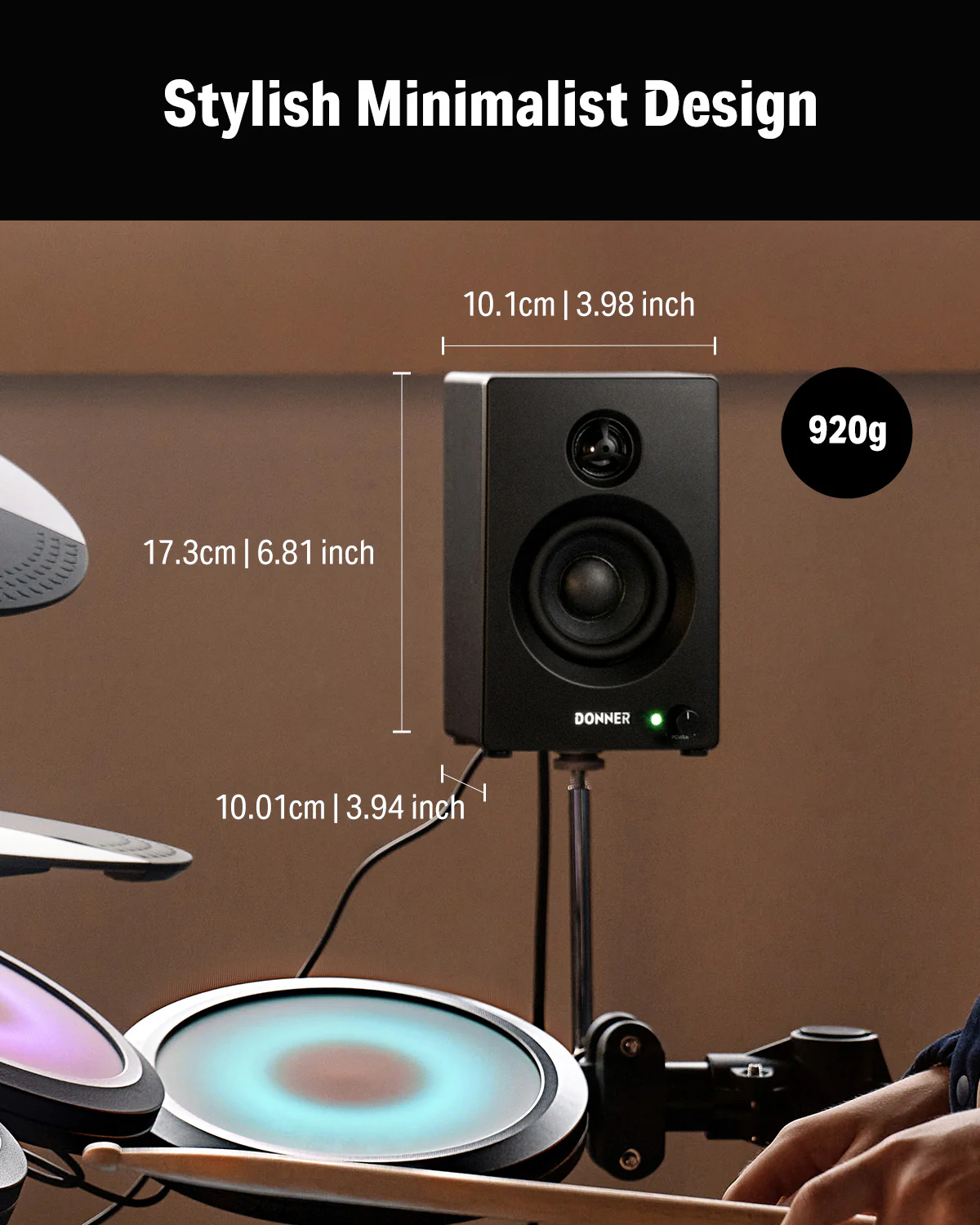 Donner DDA-20SE Drum Monitor Speaker - Image 6