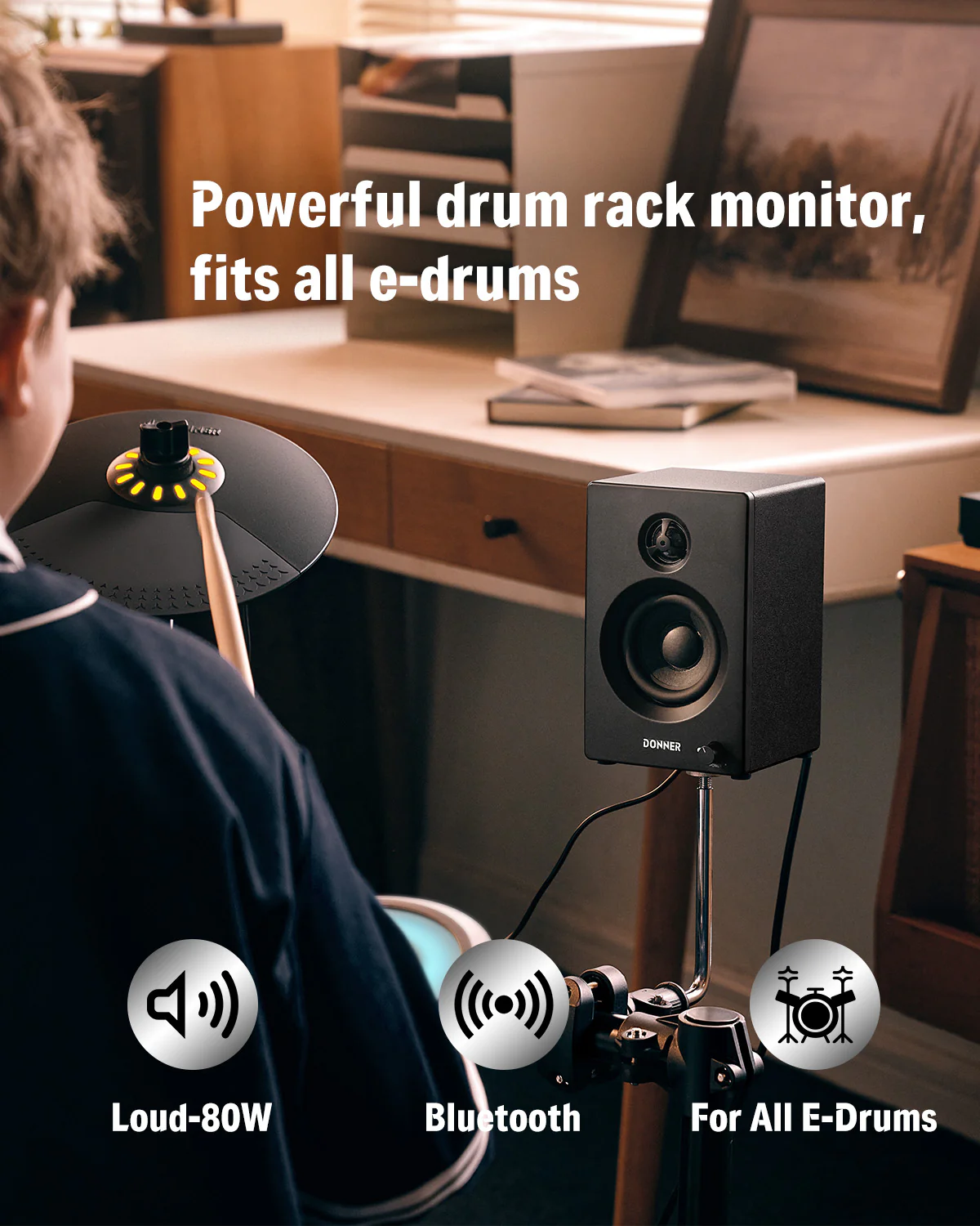 Donner DDA-20SE Drum Monitor Speaker - Image 8