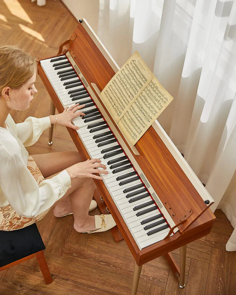 Donner DDP-80 PLUS Wooden Upright Digital Keyboard Piano - Image 13