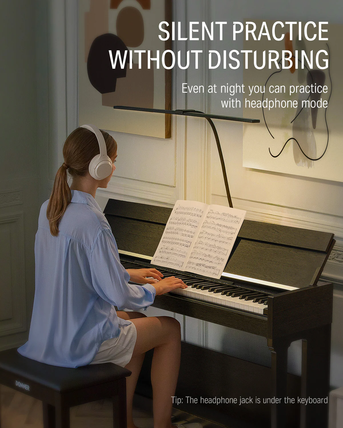 Donner DDP-90 PRO Fully Weighted Home Digital Piano - Image 9