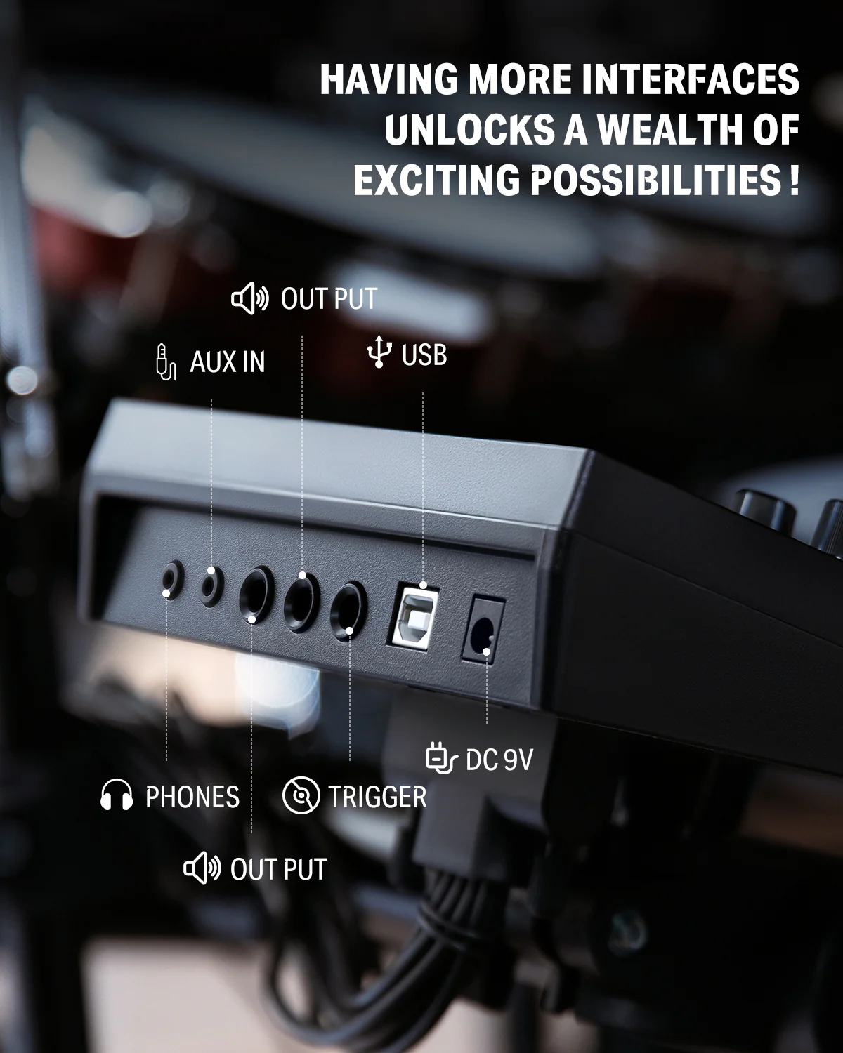 Donner DED-200MAX Electronic Drum Set - Image 10