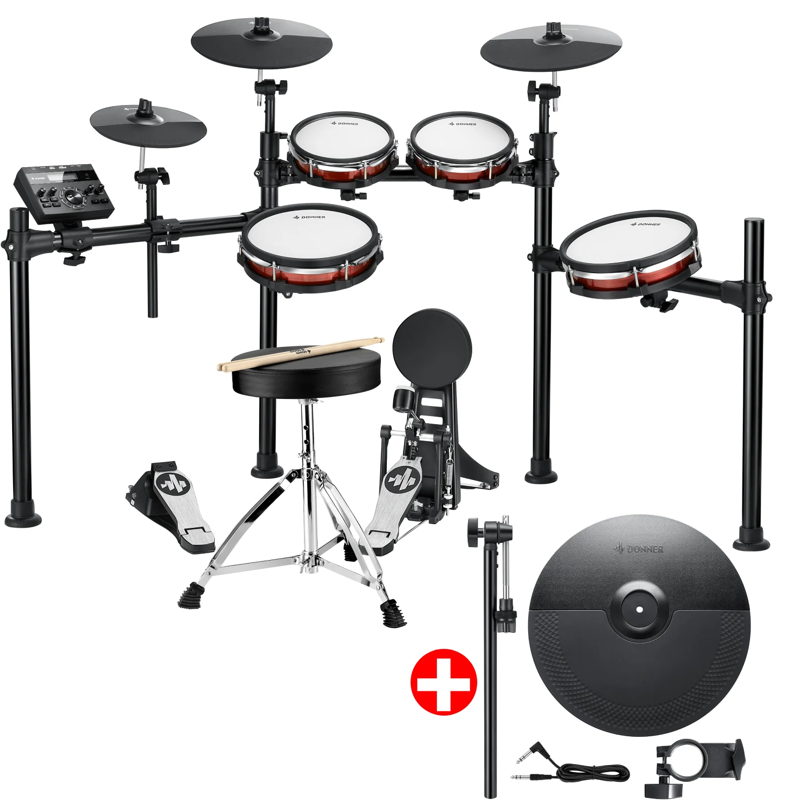 Donner DED-200MAX Electronic Drum Set - Image 3