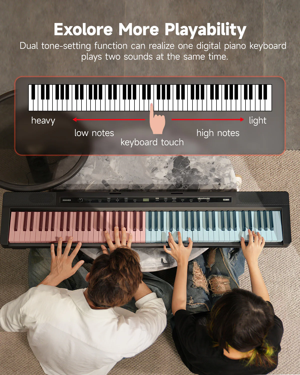 Donner DEP-16 Portable Piano Keyboard - Image 9