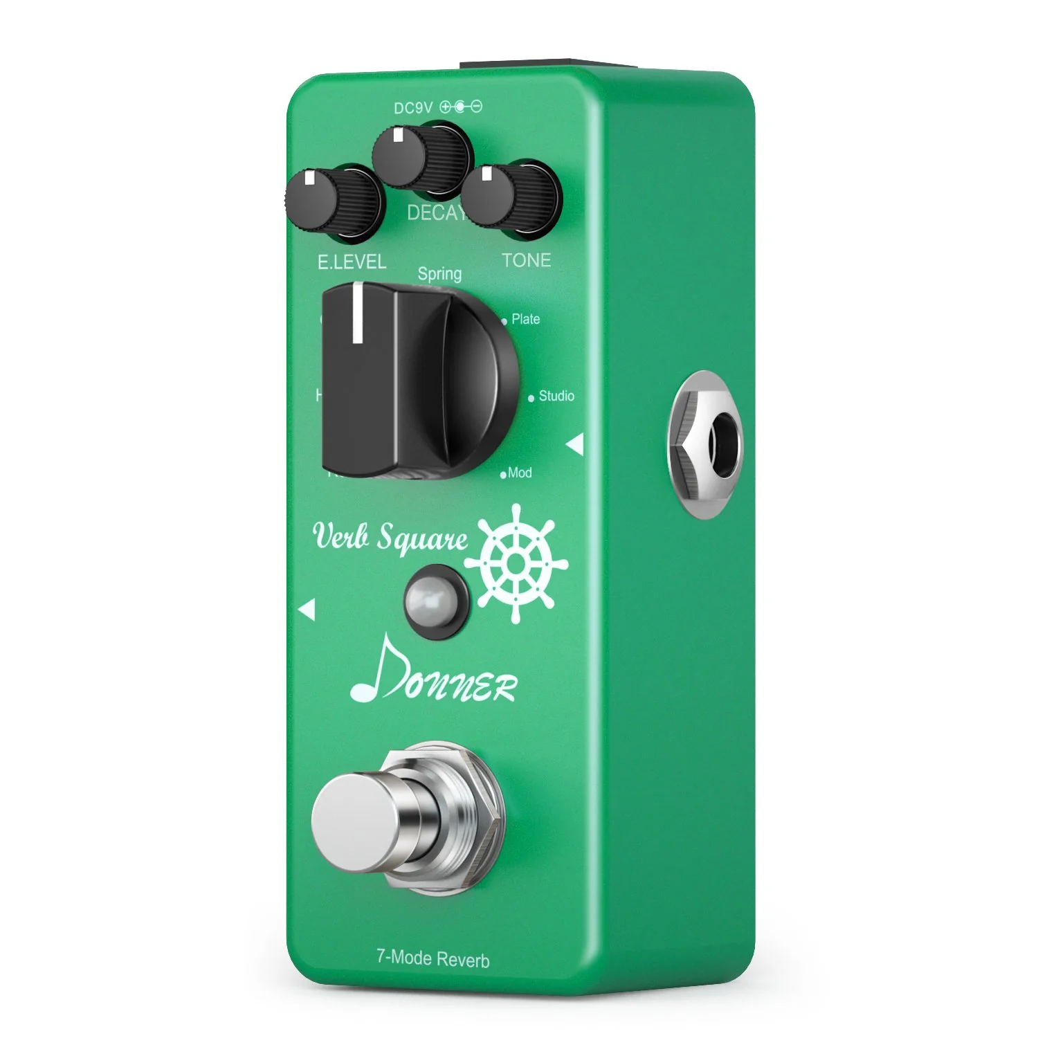Donner Verb Square Reverb Pedal Time Effect with 7 Reverb Modes - Image 4