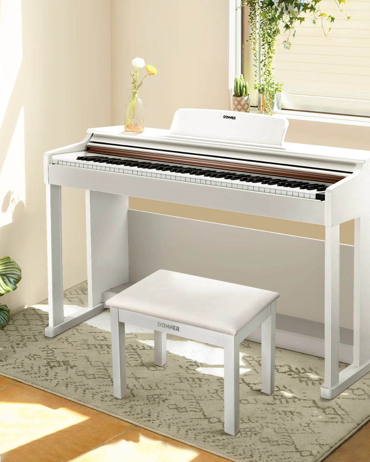 Donner DKB-10 Piano Bench w/Storage - Image 4