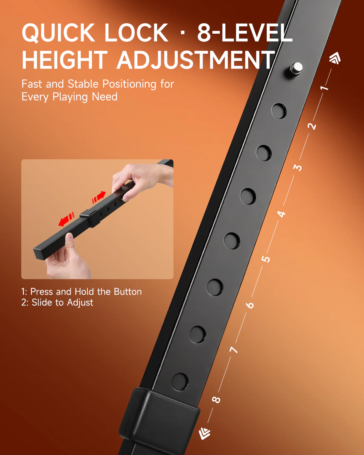 Donner DKS-200 Heavy Duty Keyboard Stand - Image 4