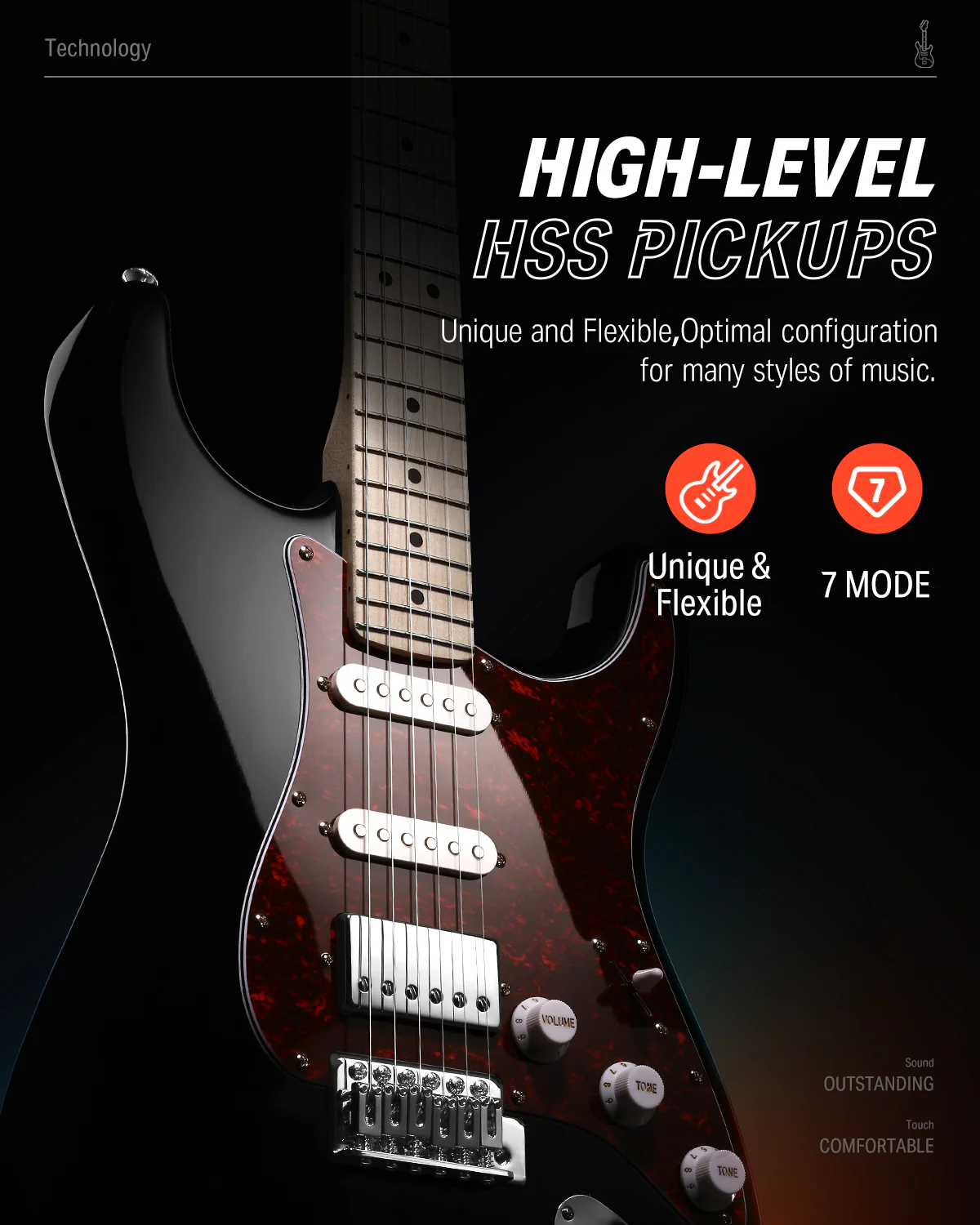 Donner DST-152 ST Electric Guitar Kit - Image 12