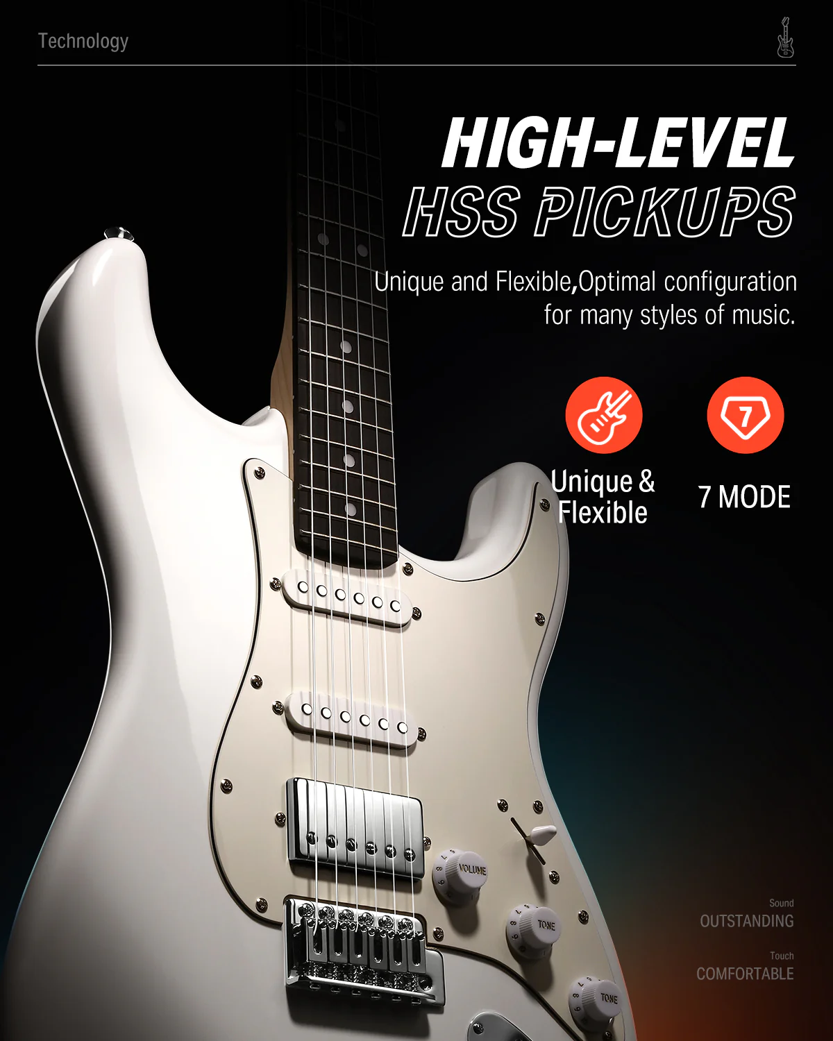 Donner DST-152 ST Electric Guitar Kit - Image 14