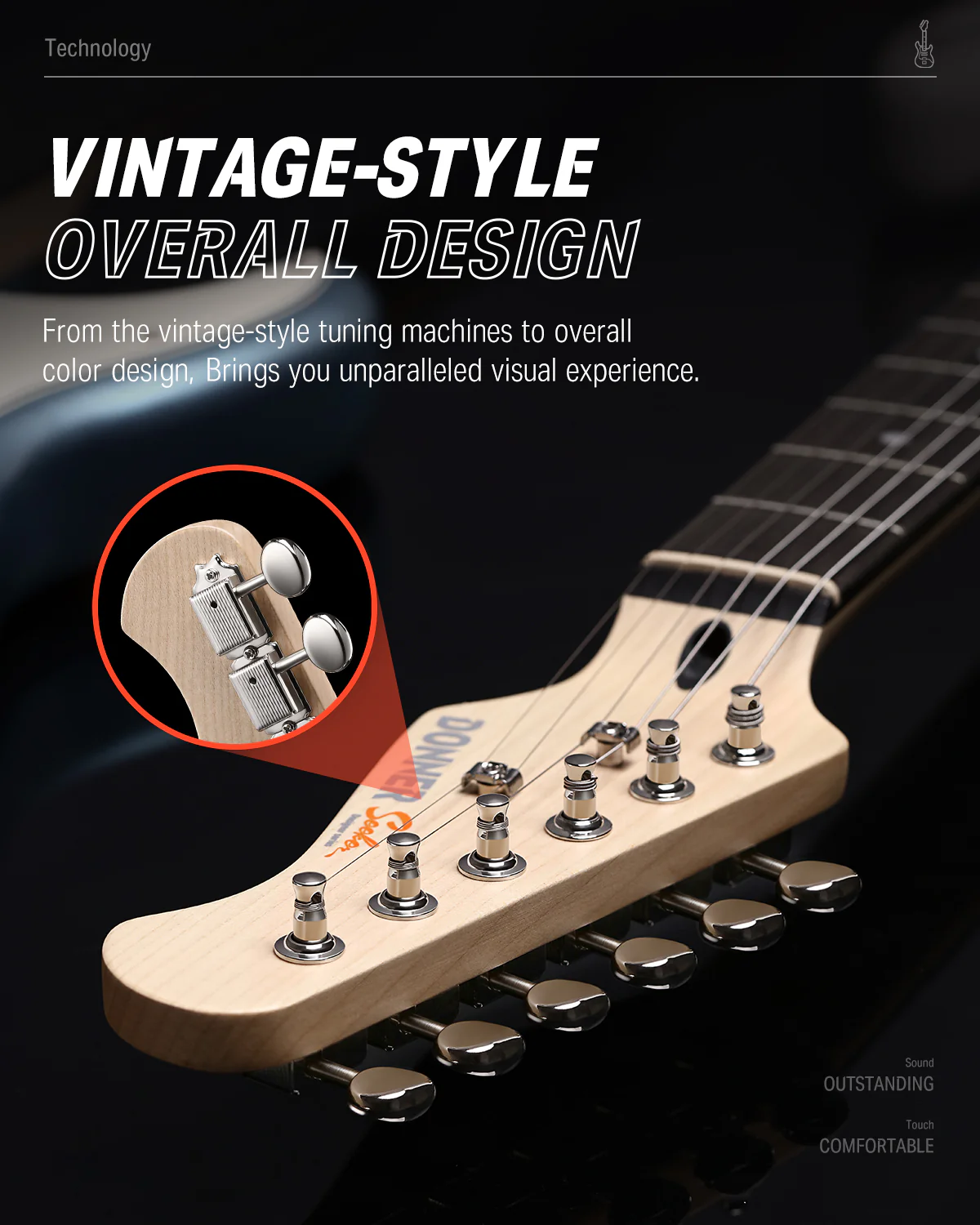 Donner DST-152 ST Electric Guitar Kit - Image 15