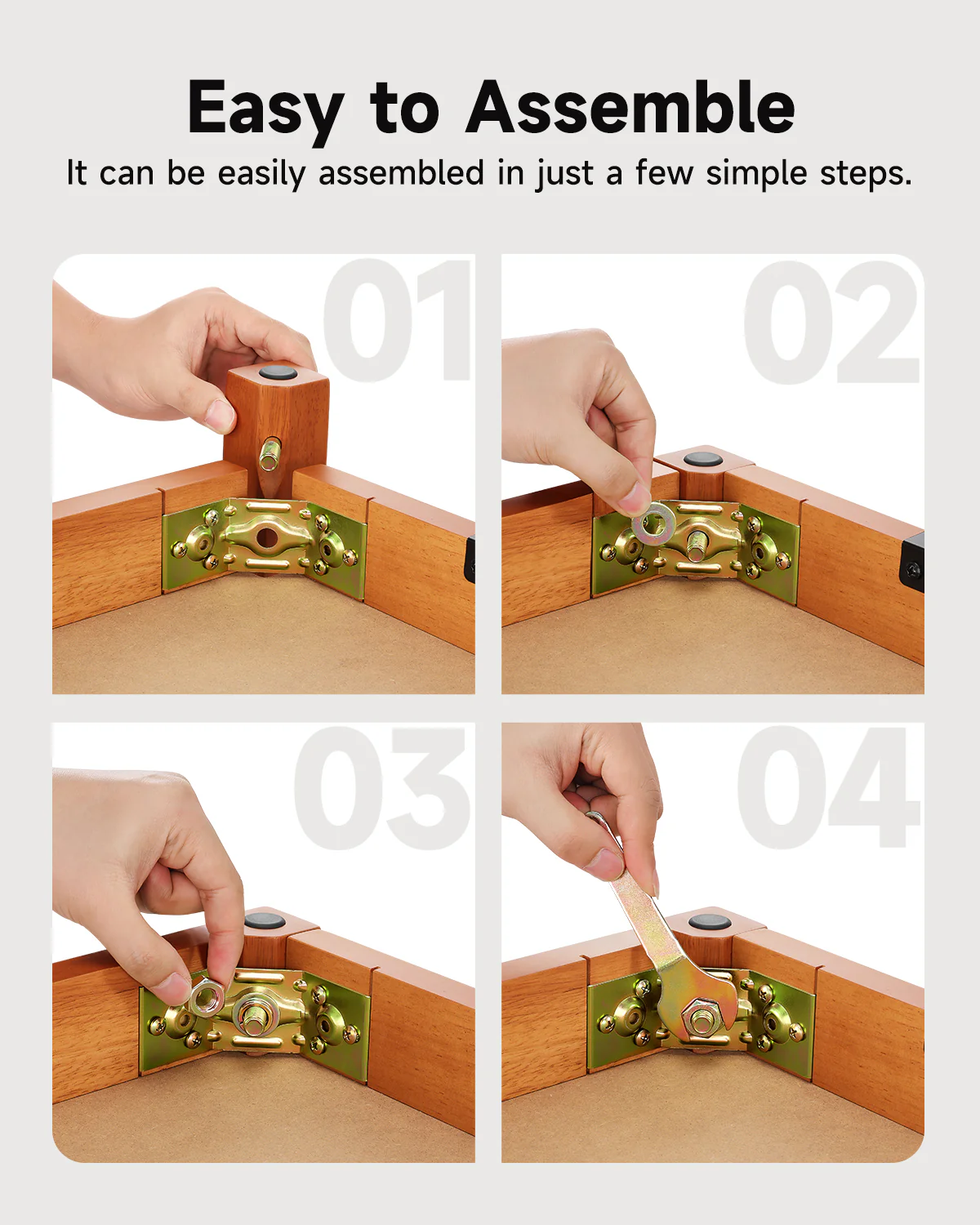 Donner Duet Piano Bench Stool with Storage Wooden - Image 8