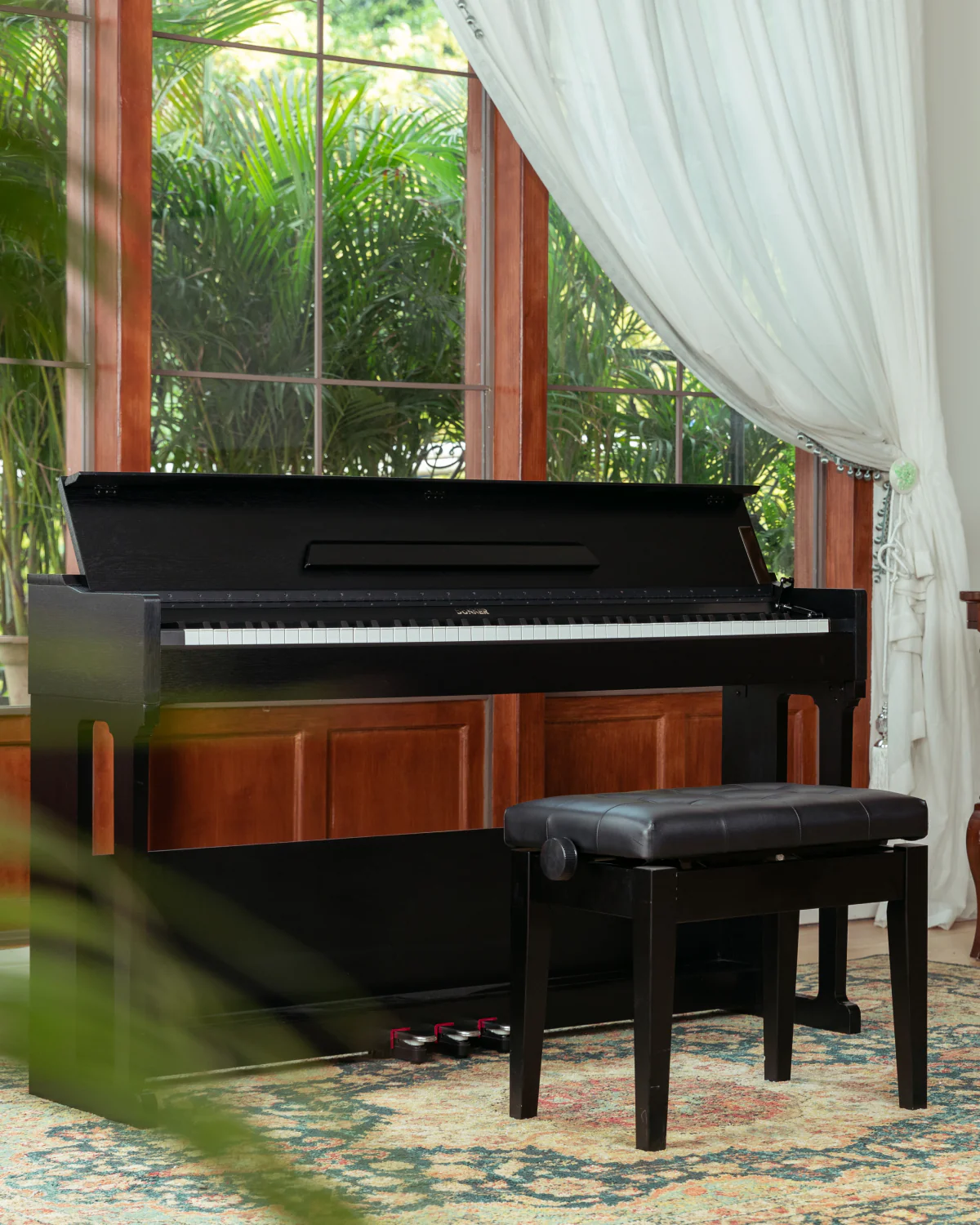 Donner DDP-90 Upright Digital Piano with Flip Cover - Image 19