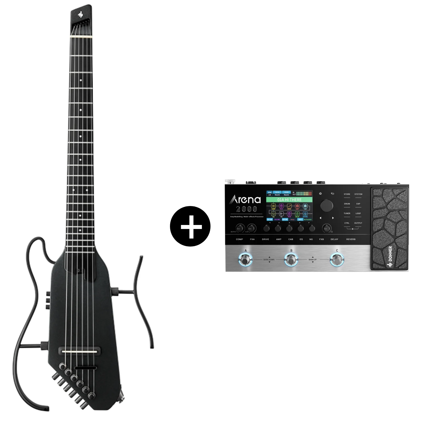 Donner HUSH™ X Electric Guitar - Image 36