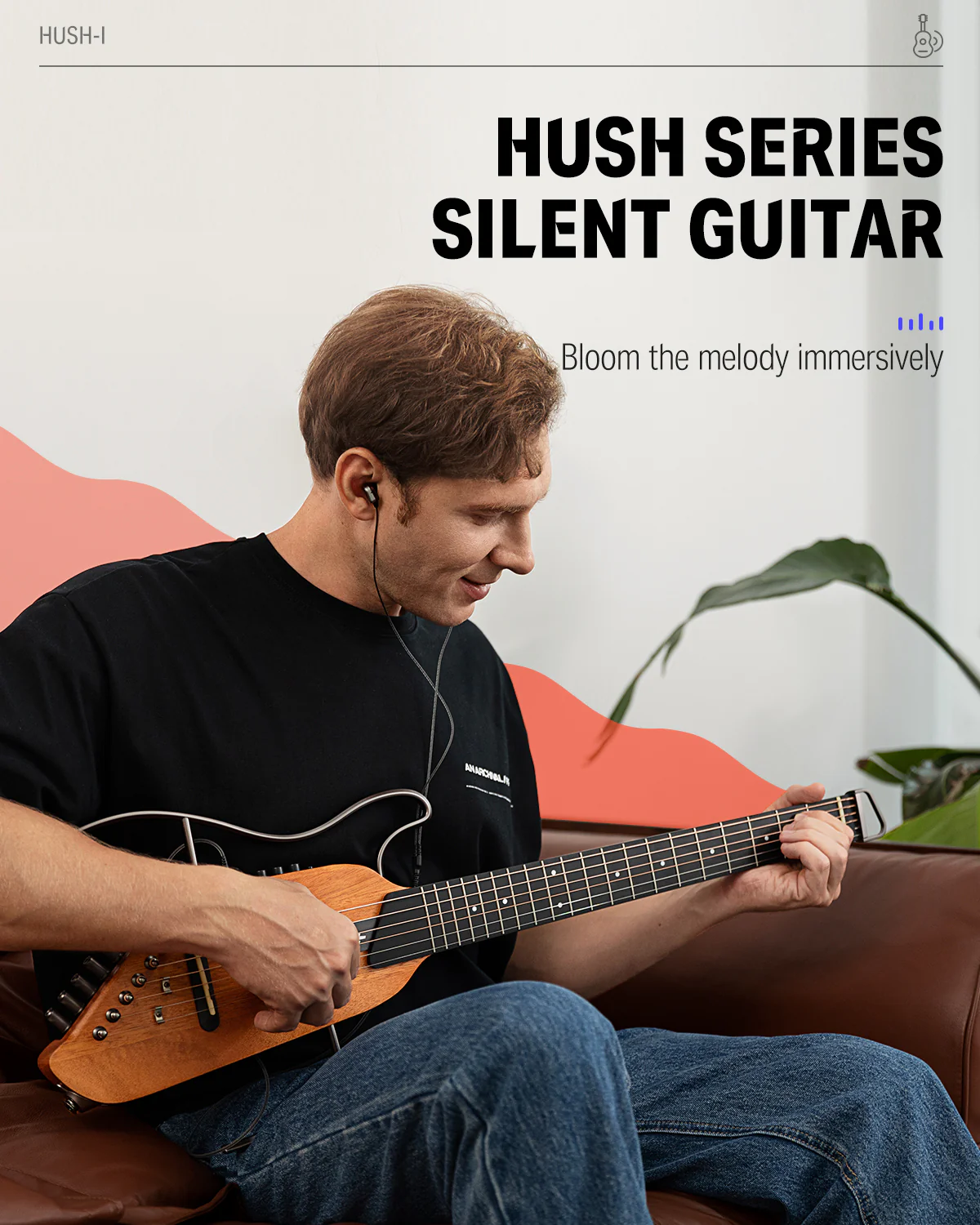 Donner HUSH™ I Acoustic-Electric Travel Guitar - Image 19