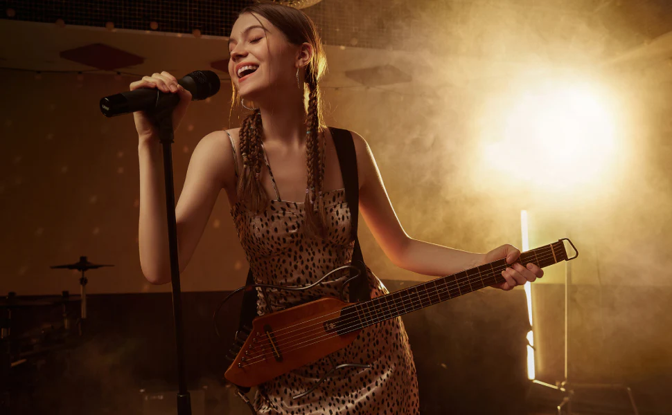 Donner HUSH™ I Acoustic-Electric Travel Guitar - Image 21