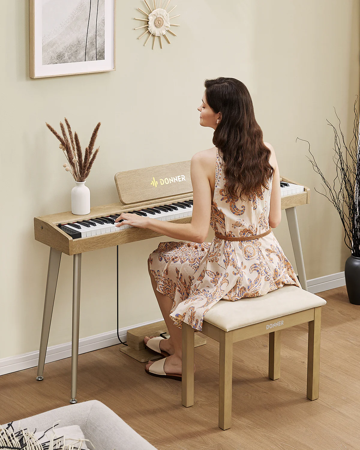 Donner DKB-10 Piano Bench w/Storage - Image 6
