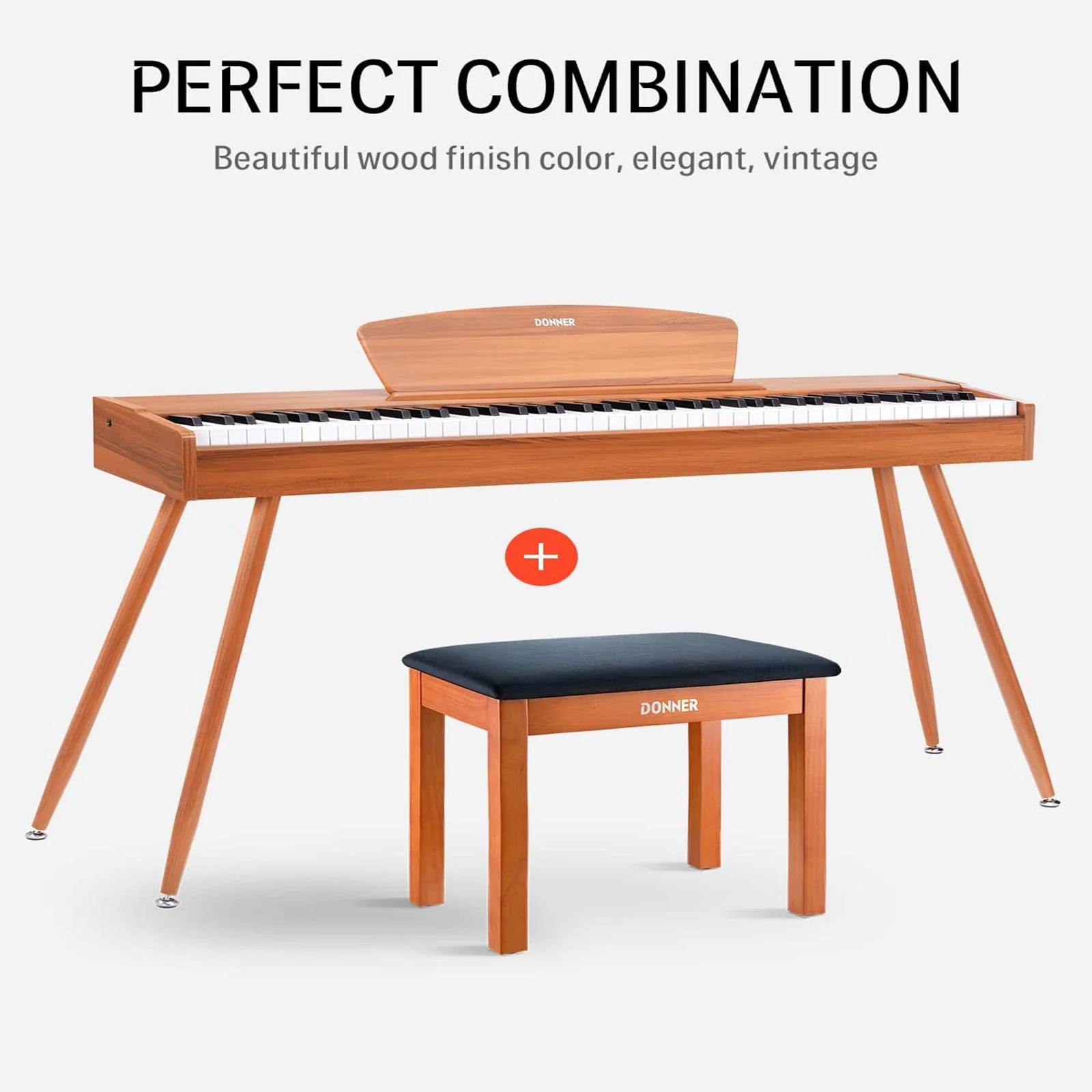 Donner DKB-10 Piano Bench w/Storage - Image 5