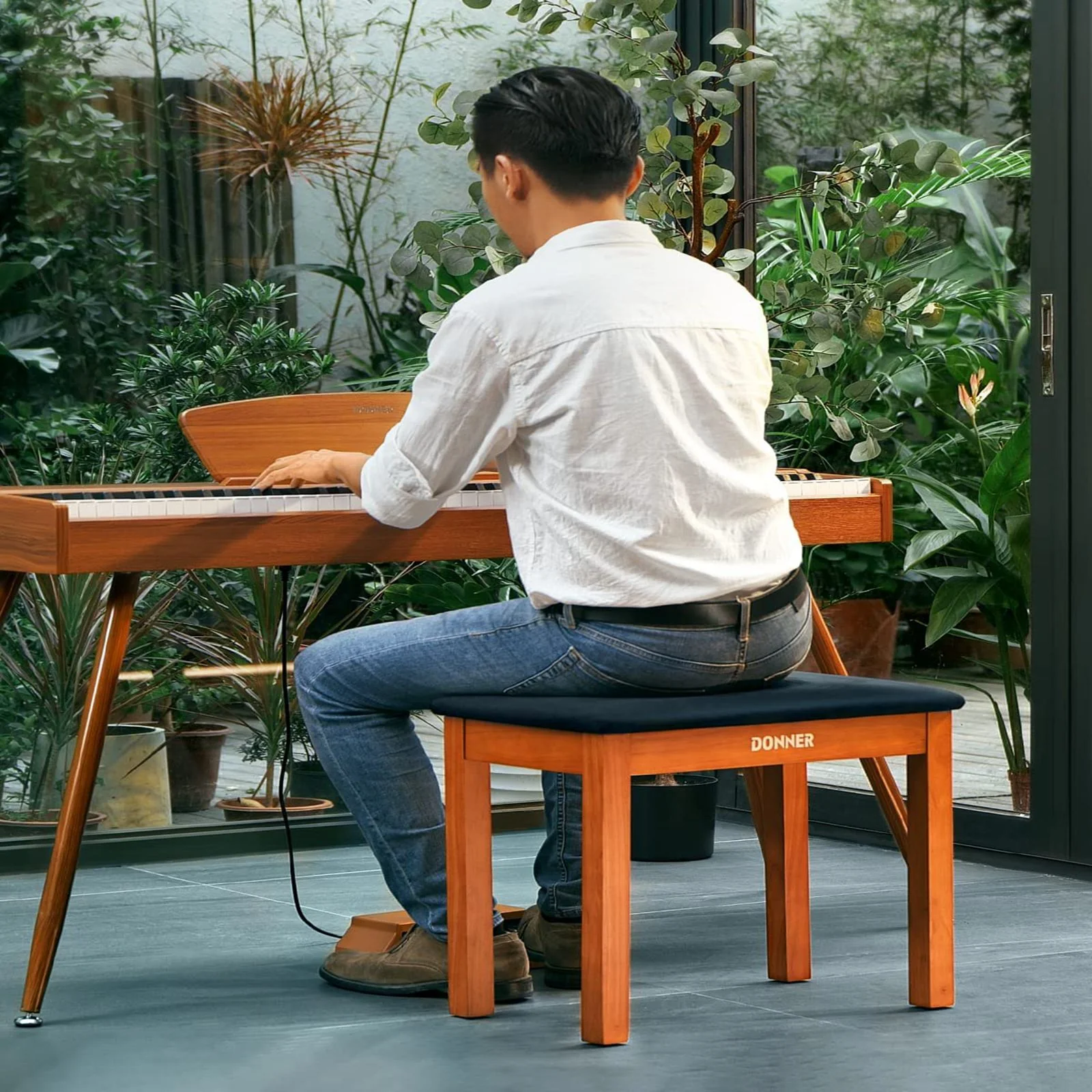 Donner DKB-10 Piano Bench w/Storage - Image 7