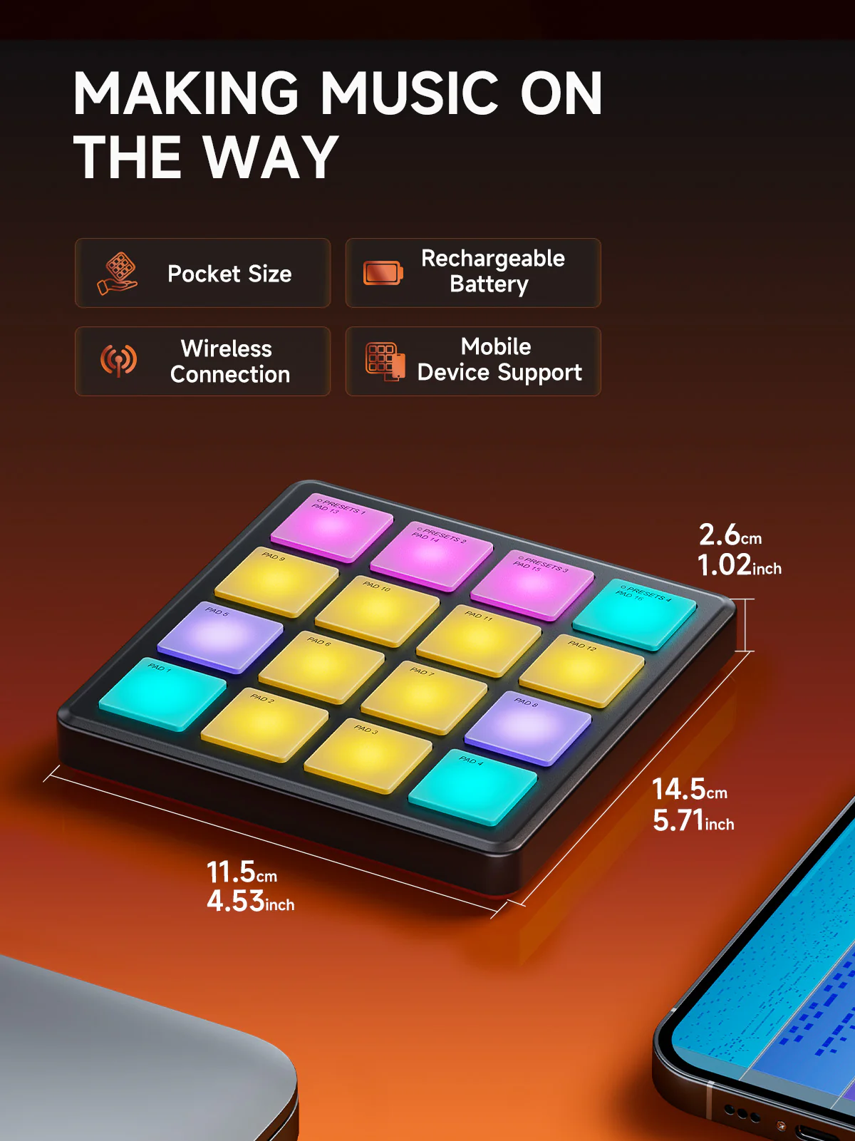 Donner Starrypad Mini Midi Controller - Image 7