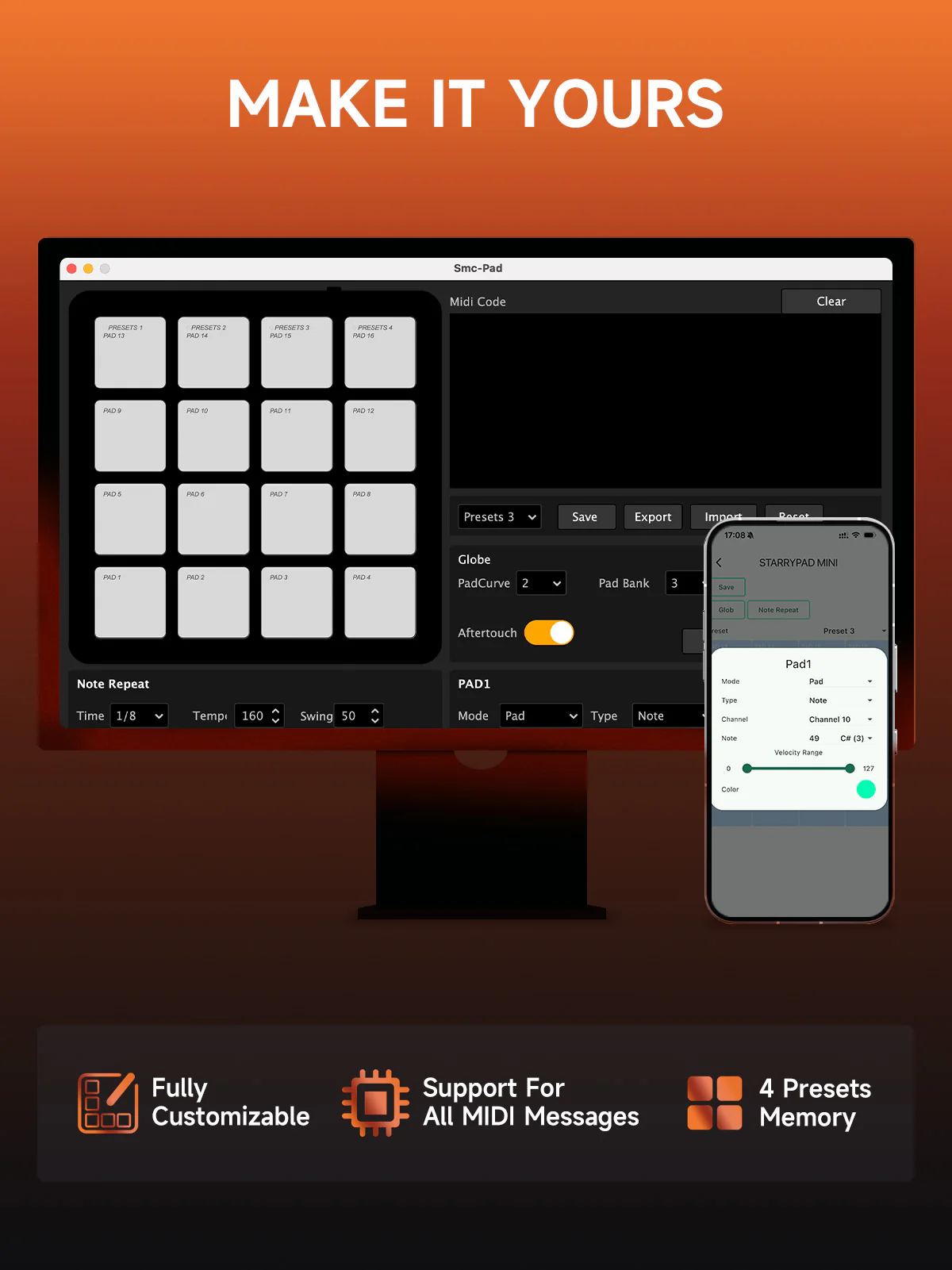 Donner Starrypad Mini Midi Controller - Image 9