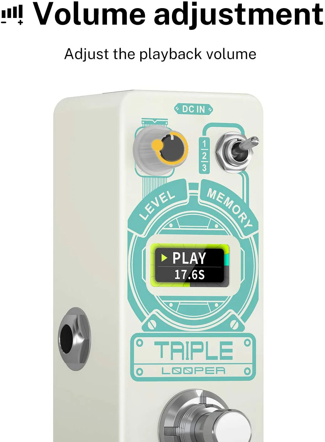 Donner Triple Looper Guitar Pedal - Image 3