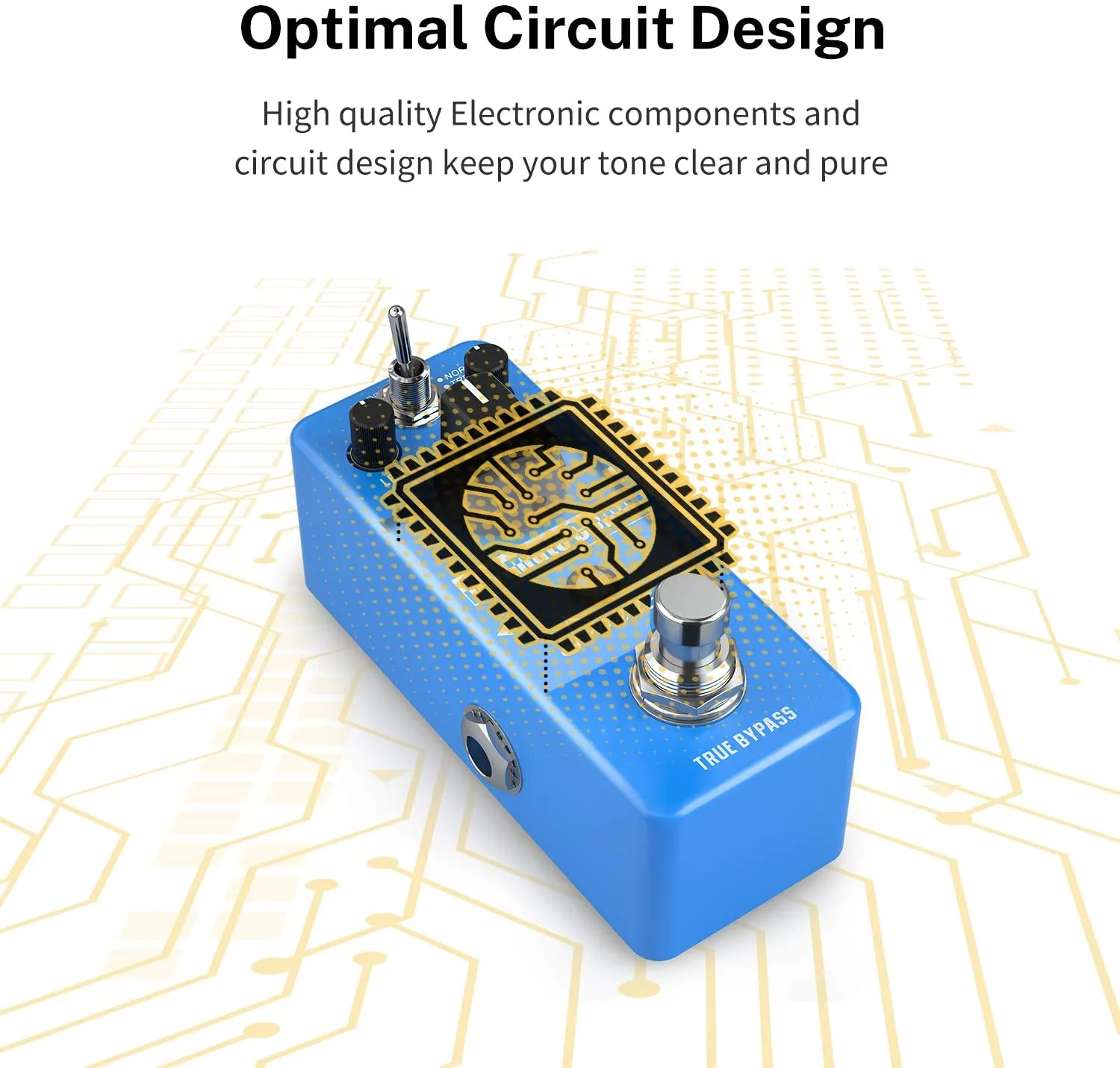Donner Ultimate Compressor Pedal Filter Effect with Normal and Treble Compression - Image 5