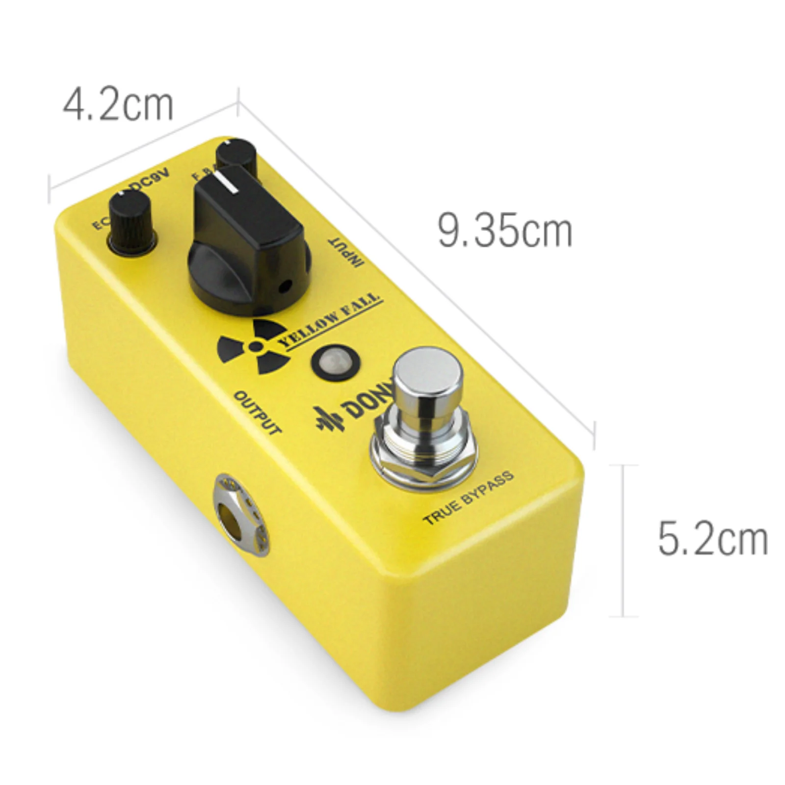 Donner Yellow Fall Delay Guitar Effect Pedal True Bypass - Image 6