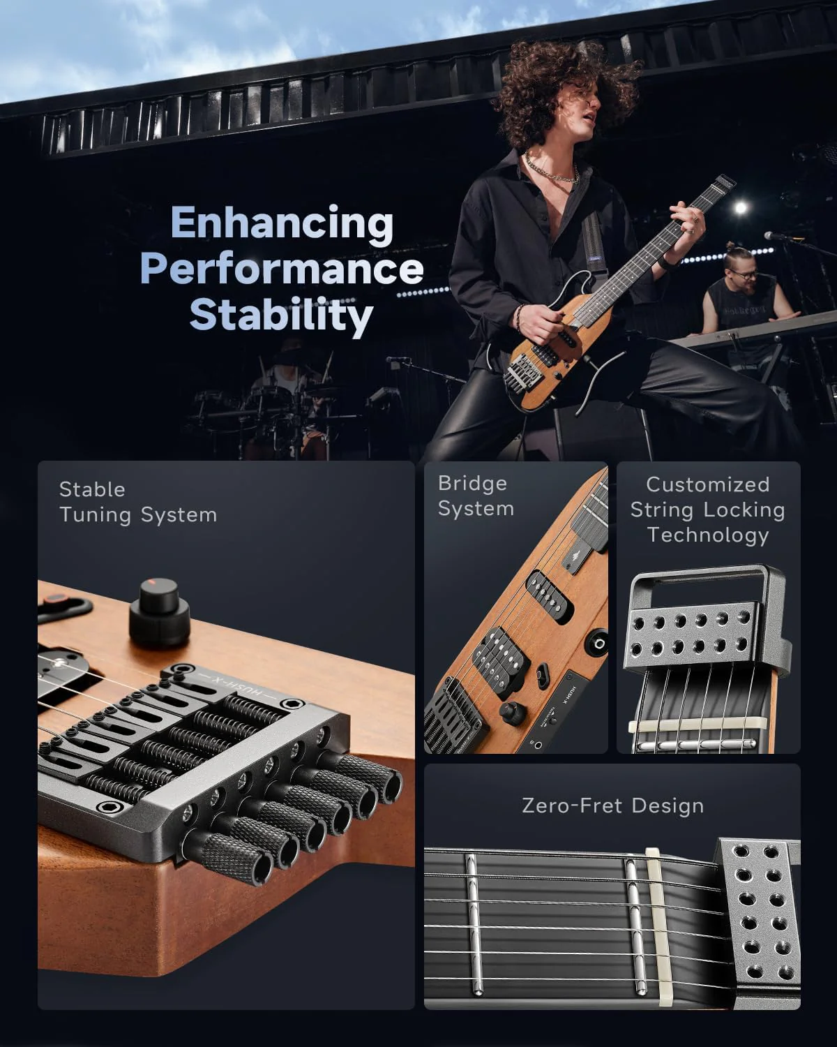 Donner HUSH™ X Electric Guitar - Image 24